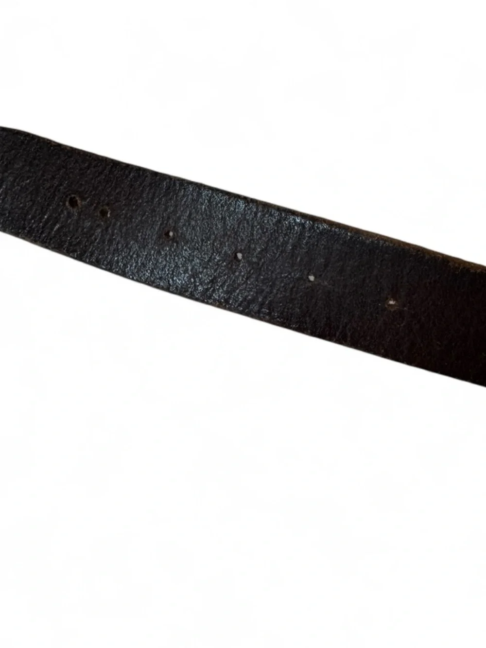 Dolce & Gabbana DG Logo Brown Leather Belt Size 95 (38) - Picture 10 of 13